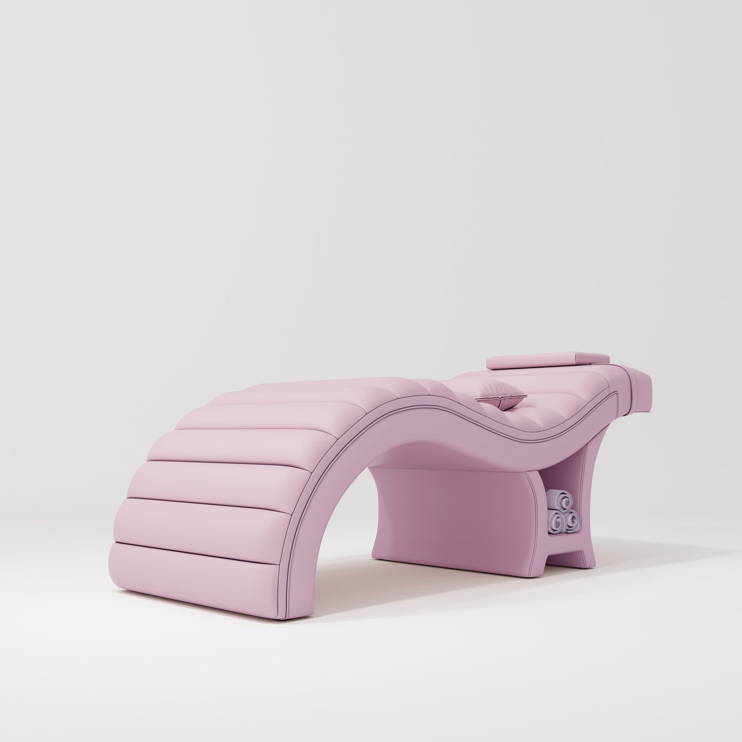 Amèlie Beauty Bed in Lush Pink – Stylish Beauty Bed with Wooden Frame