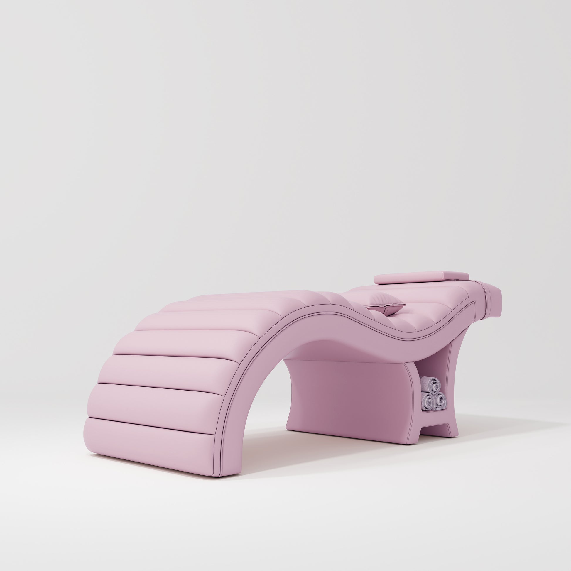 Amèlie Beauty Bed in Lush Pink – Stylish Beauty Bed with Wooden Frame