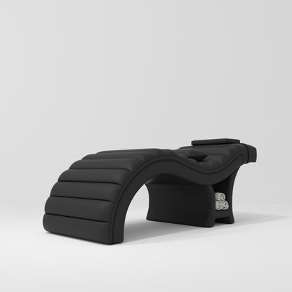 Amèlie Beauty Bed in Midnight Black – Luxury Salon Bed with Curved Design